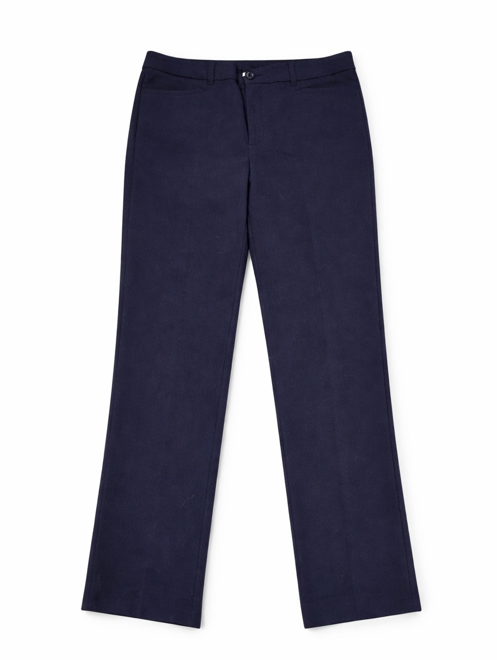 CHRISTOPHER & BANKS Navy Straight-Leg Trousers